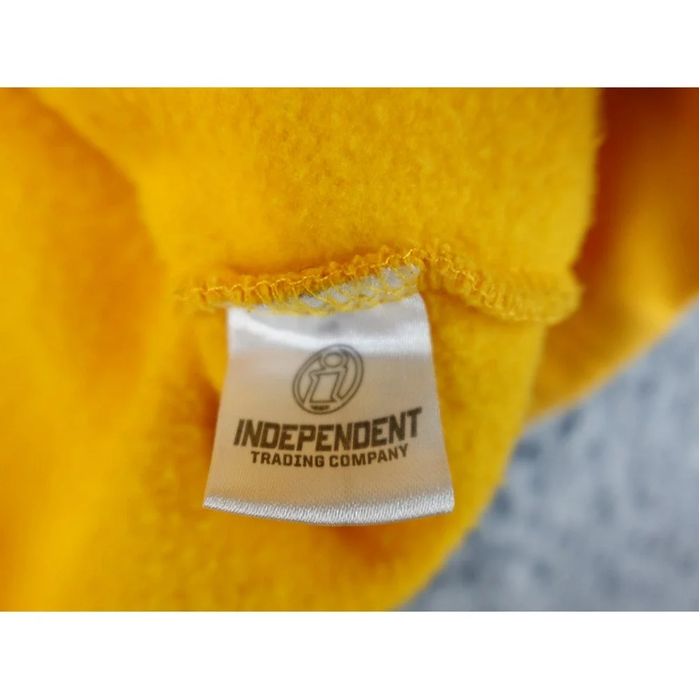 Independent‎ Trading Company Hoodie Unisex Medium Yellow Cobra Dogs Pullover
